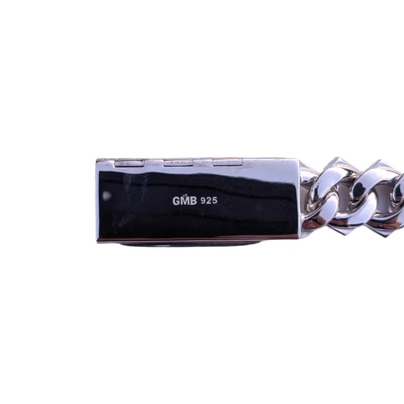 12mm Moissanite Cuban Bracelet