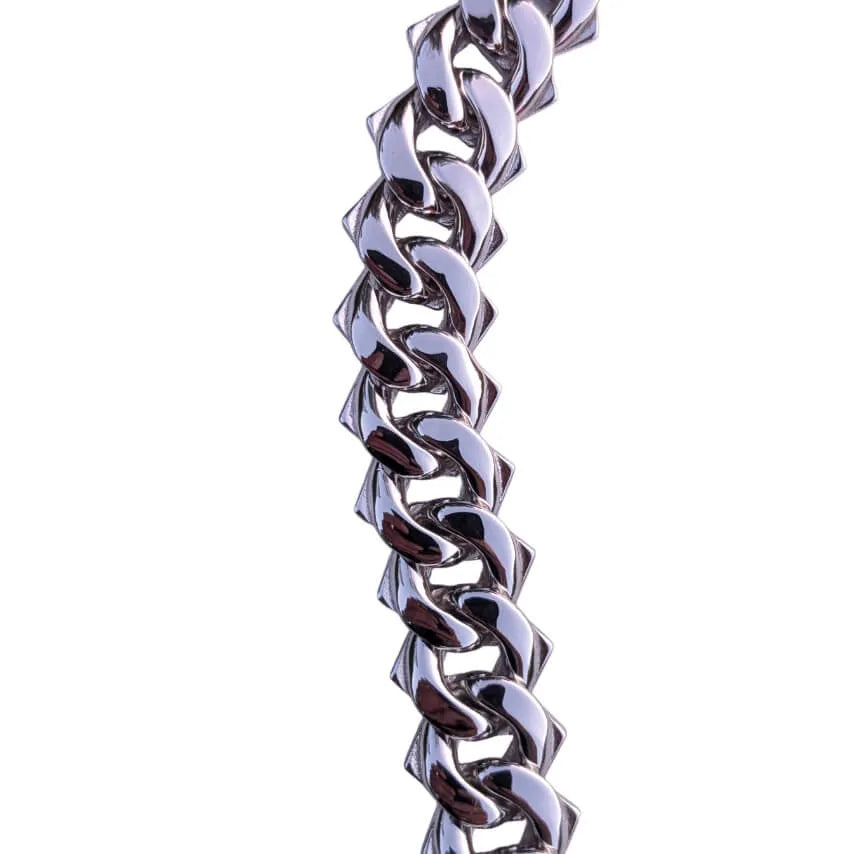 12mm Moissanite Cuban Bracelet