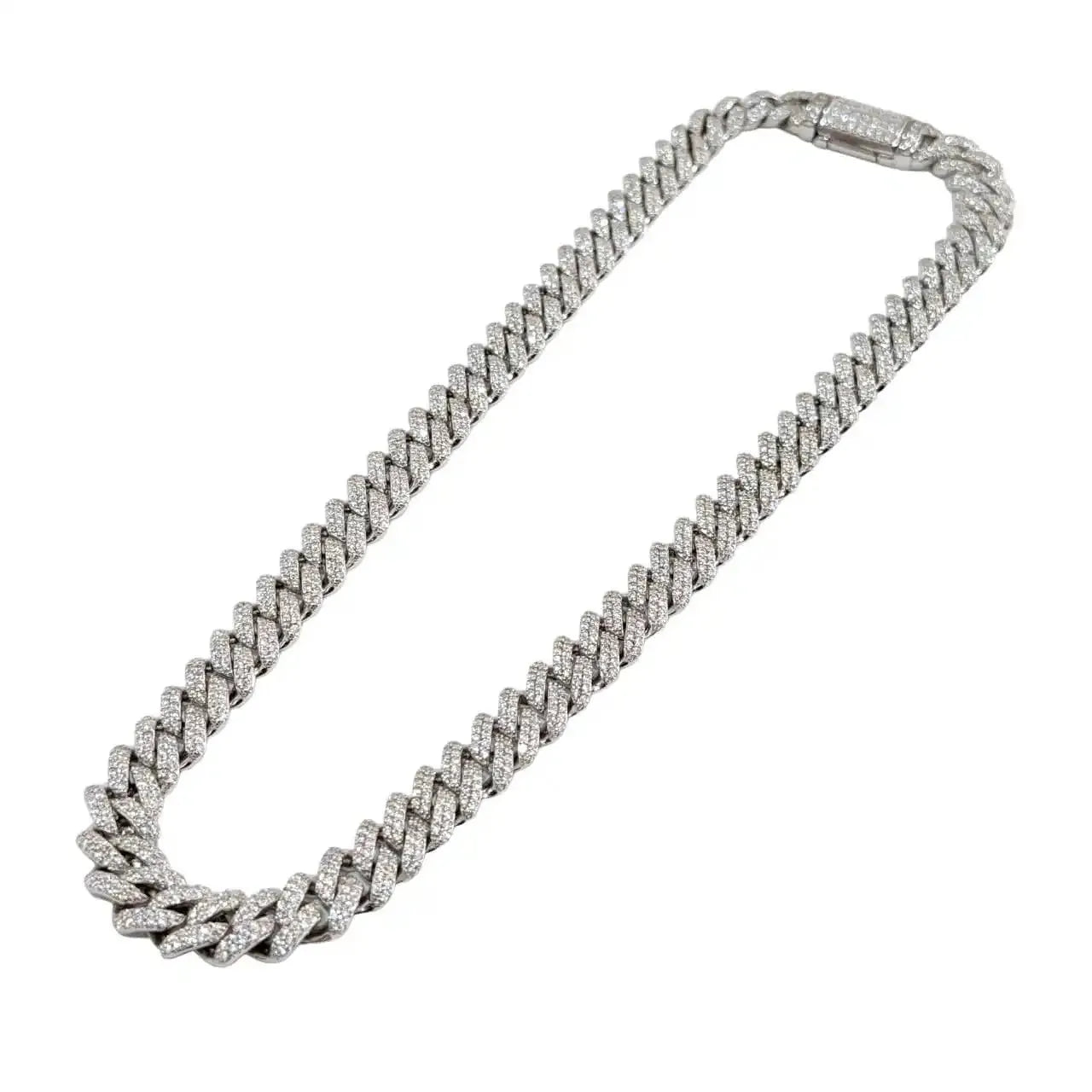 8mm Moissanite Cuban Chain