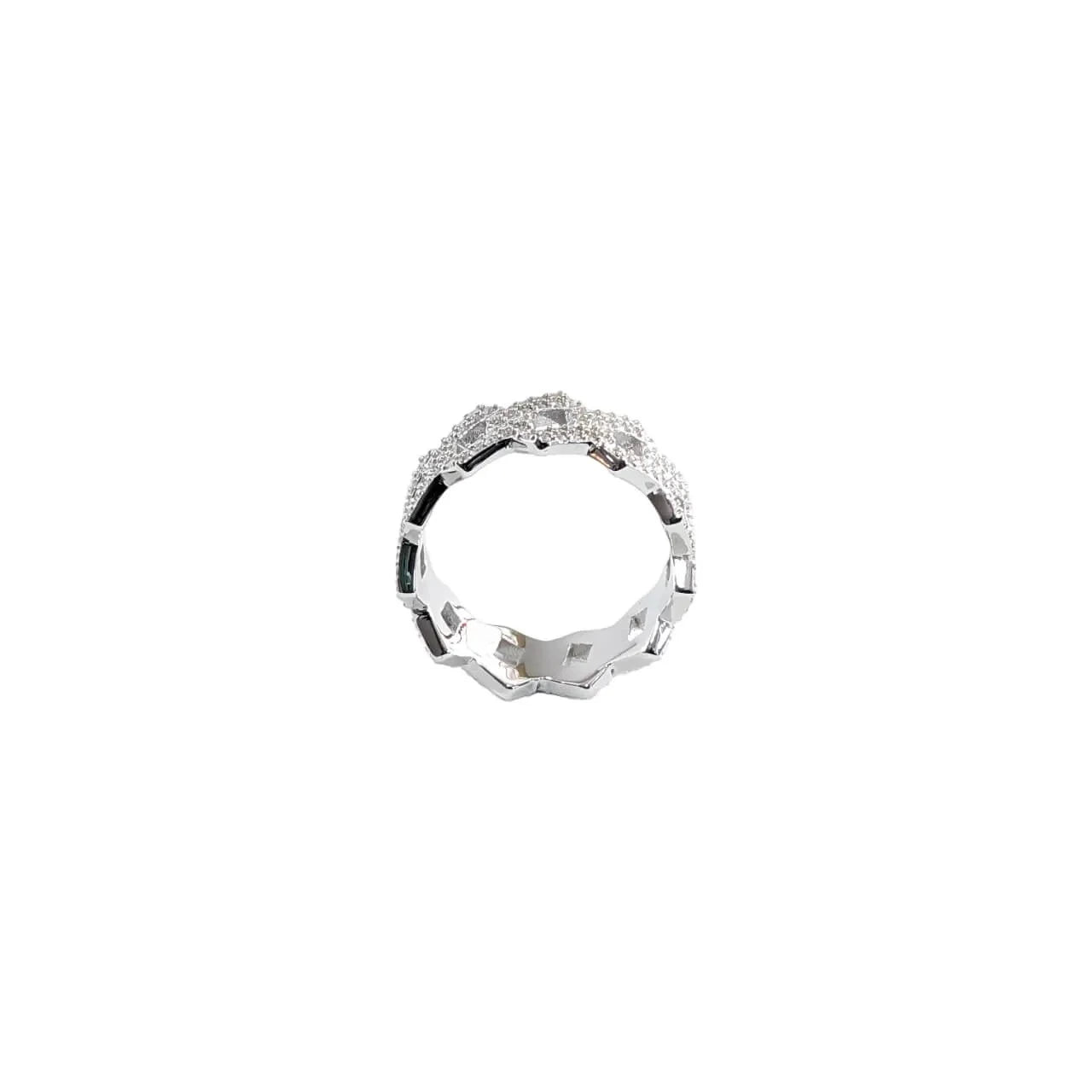 10mm Moissanite Cuban Ring
