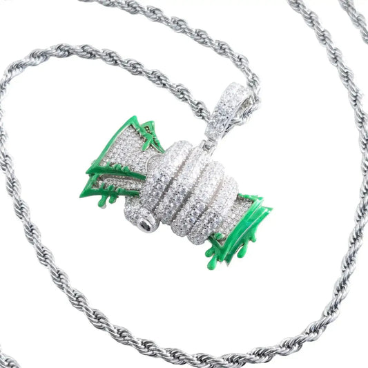 Grab Money Moissanite Pendant