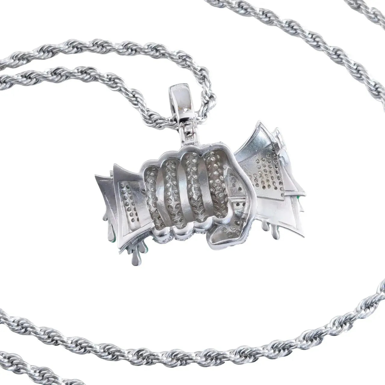 Grab Money Moissanite Pendant