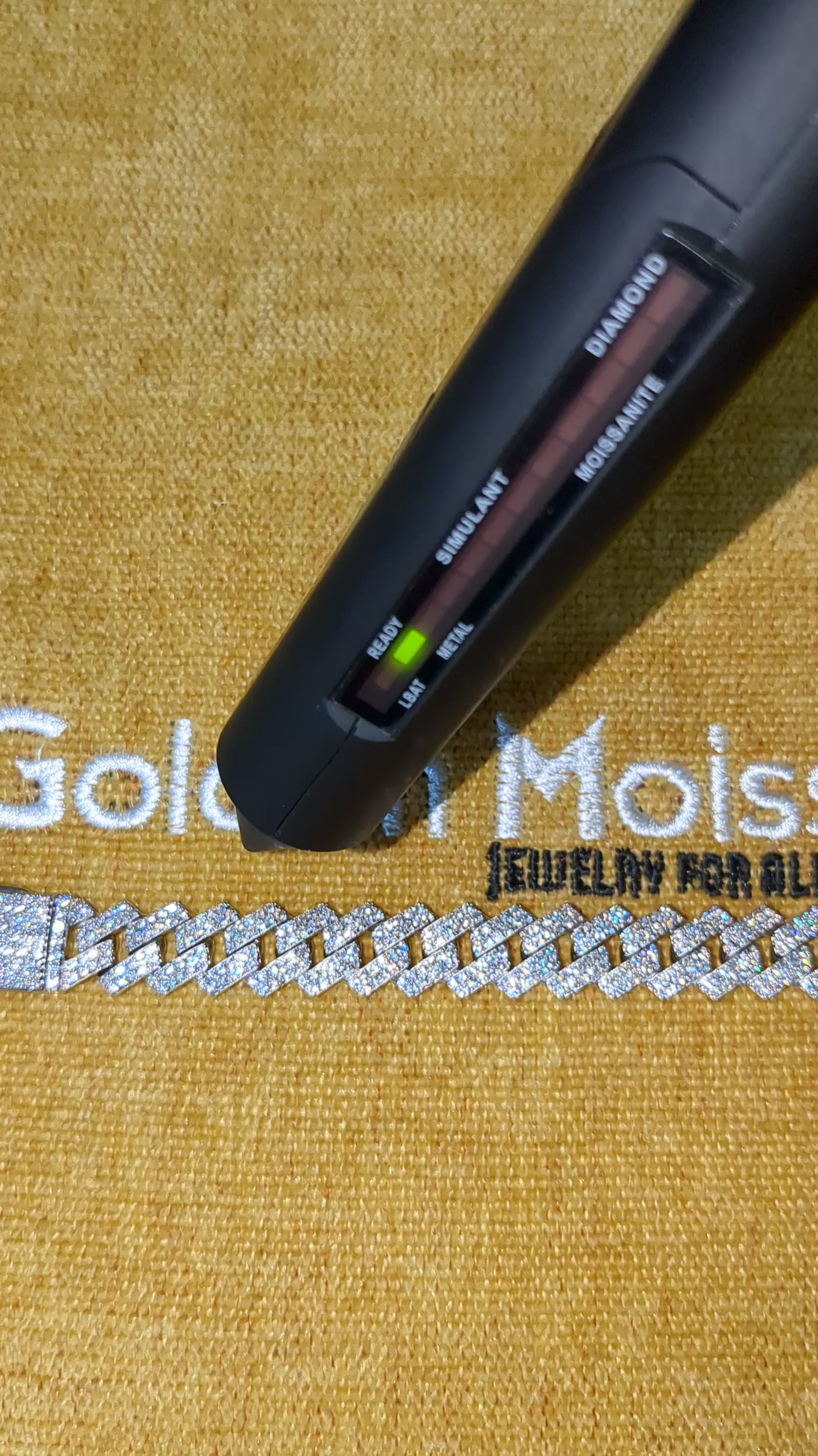 12mm Moissanite Cuban Bracelet