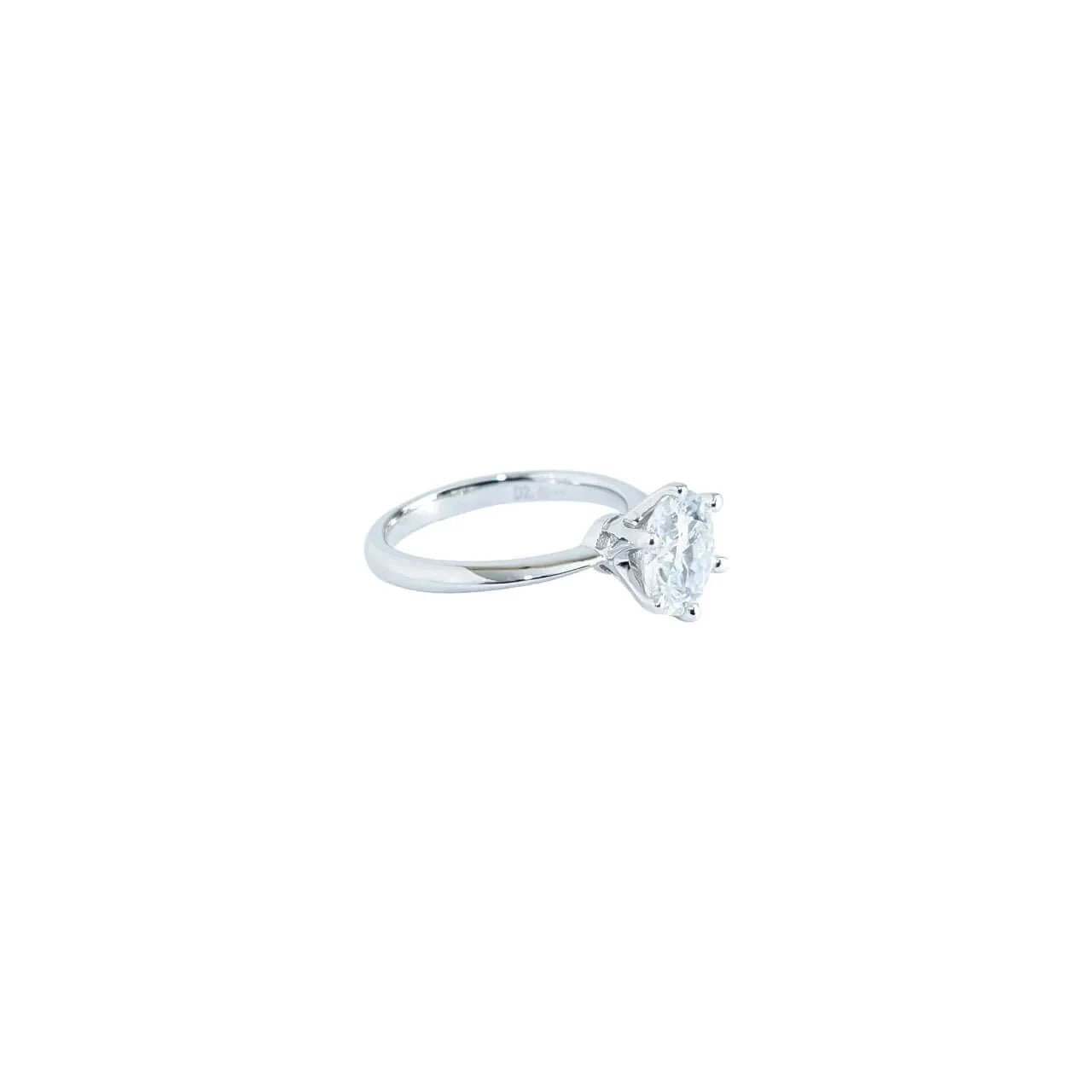2 Carat Moissanite Solitaire Ring