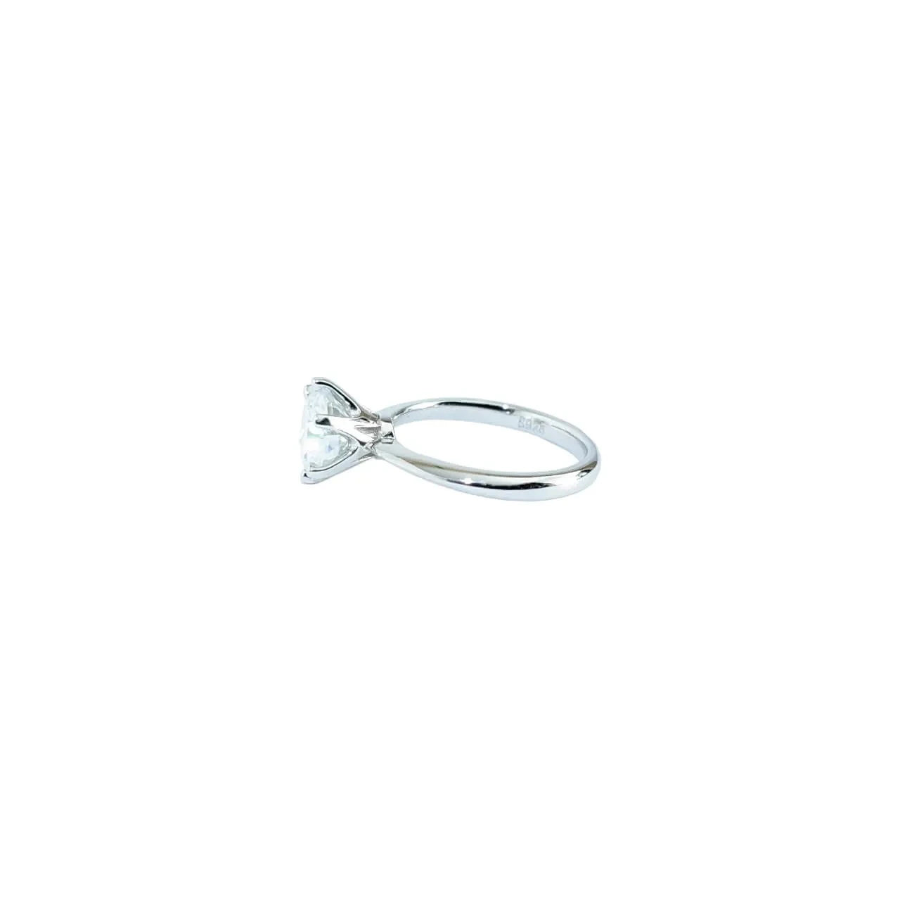 2 Carat Moissanite Solitaire Ring