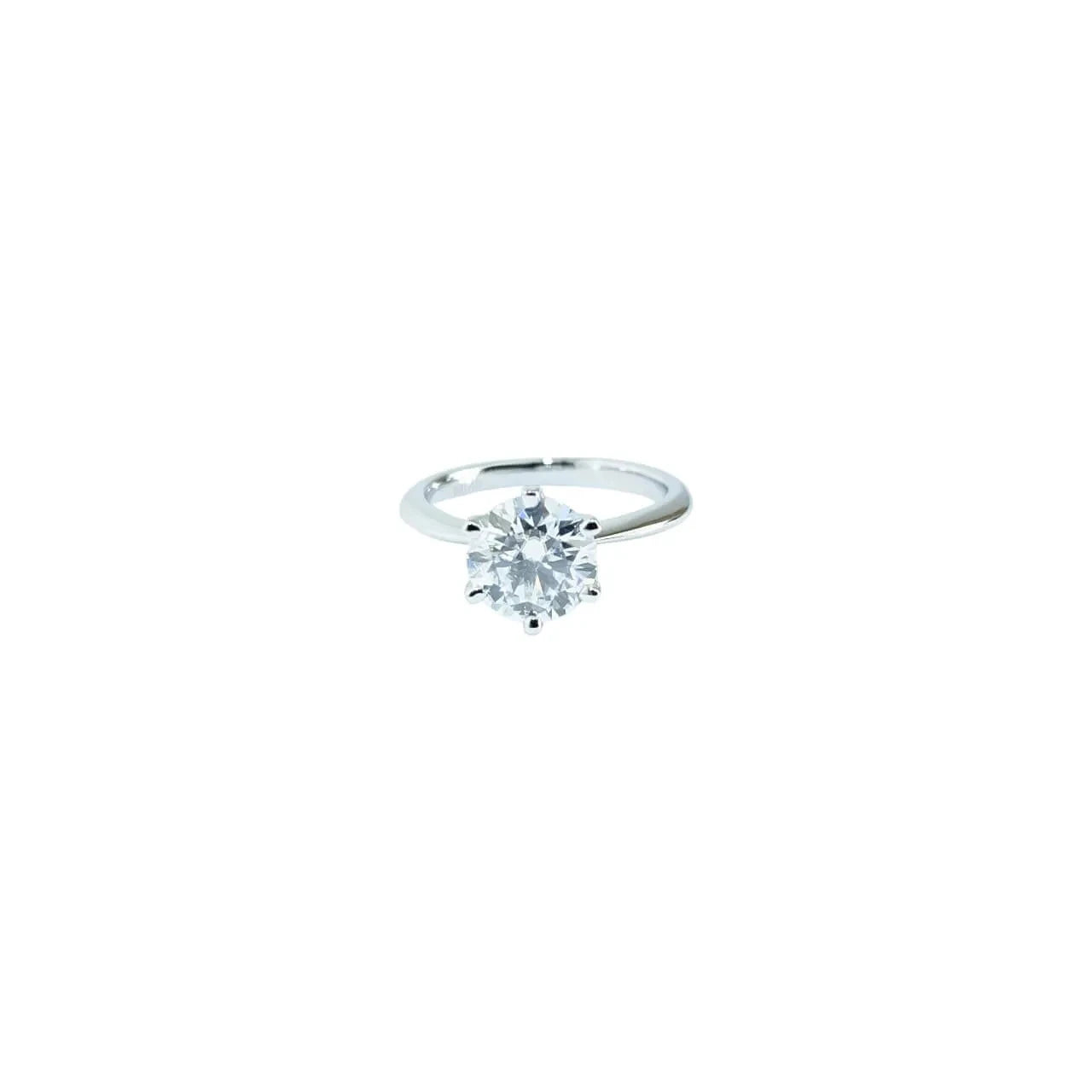 2 Carat Moissanite Solitaire Ring