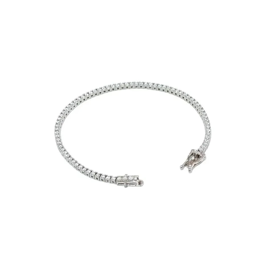 2mm Moissanite Tennis Bracelet