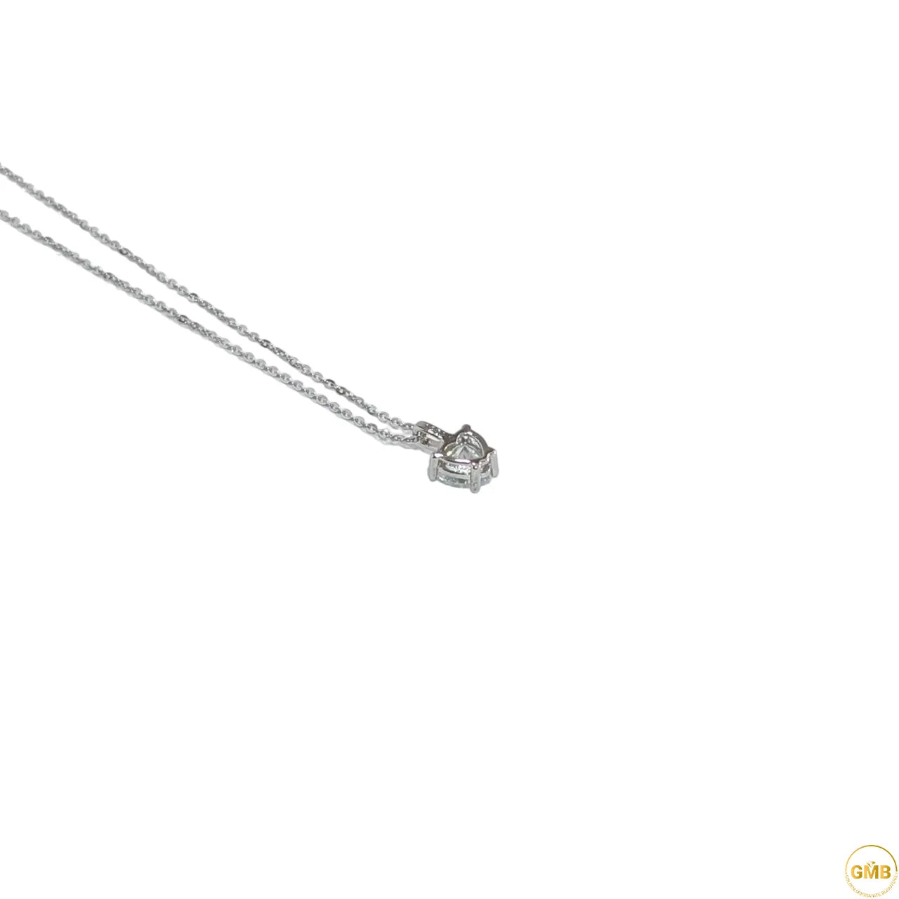 1 Carat Heart Cut Moissanite Necklace