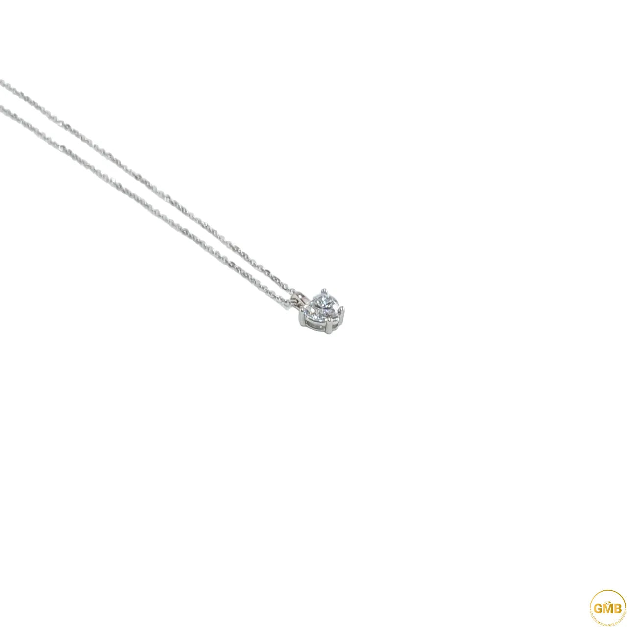 Collier 'Heart Cut' moissanite 1 carat chez Golden Moissanite Bijouterie