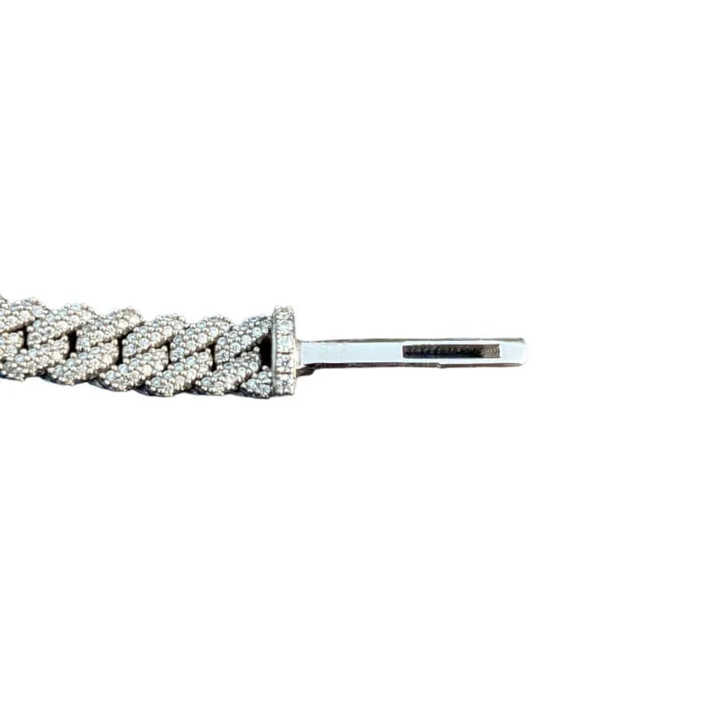 6mm Moissanite Cuban Bracelet