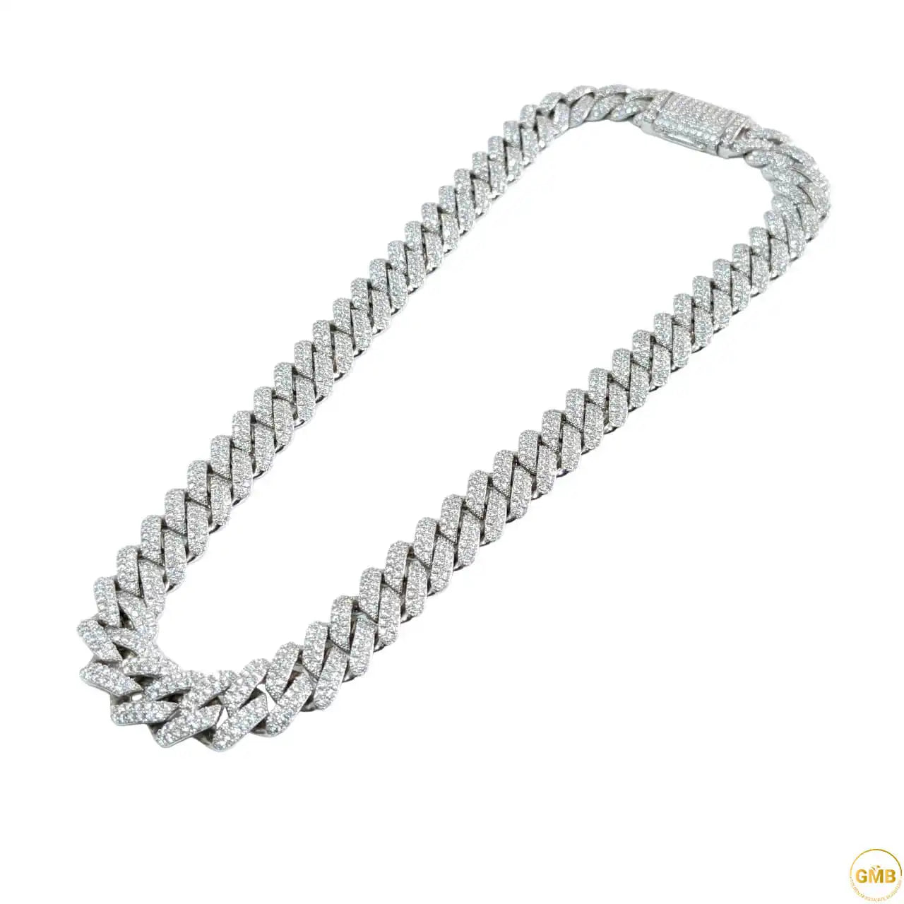 14mm Moissanite Cuban Chain