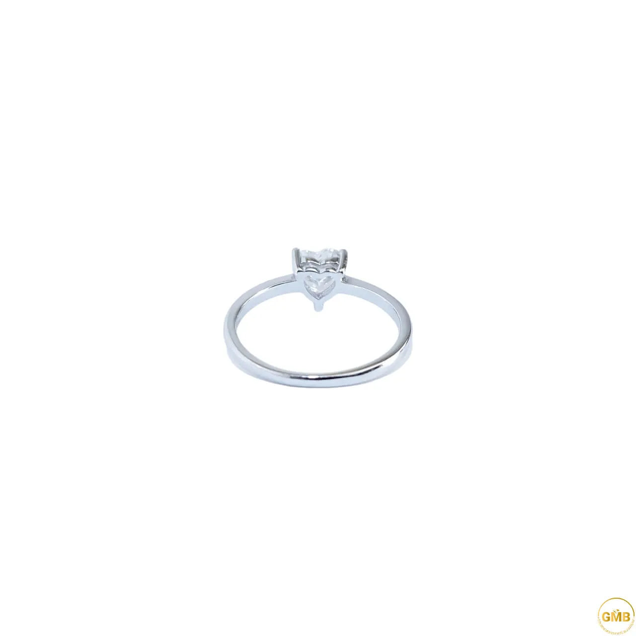 Anneau en cœur moissanite 1 carat chez Golden Moissanite Bijouterie