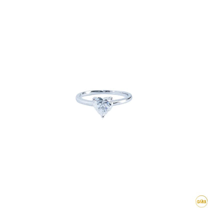 Anneau en cœur moissanite 1 carat chez Golden Moissanite Bijouterie