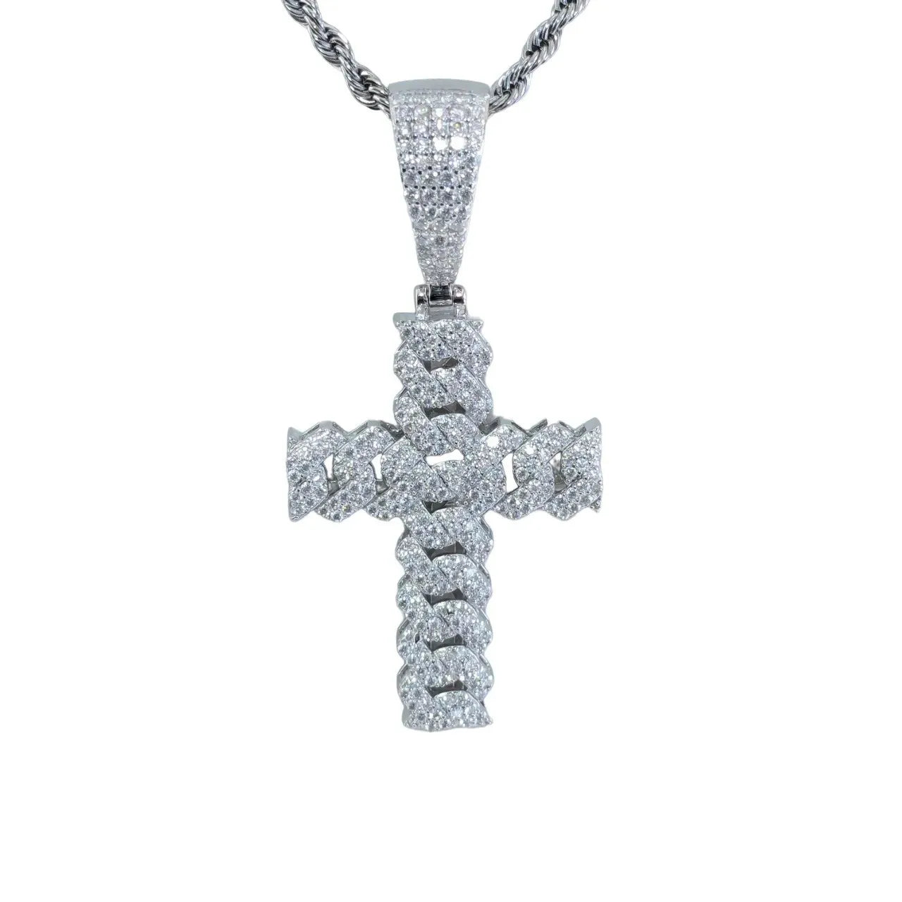 Moissanite Cross Pendant