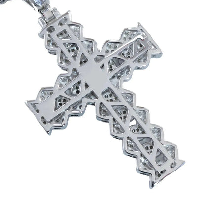 Moissanite Cross Pendant