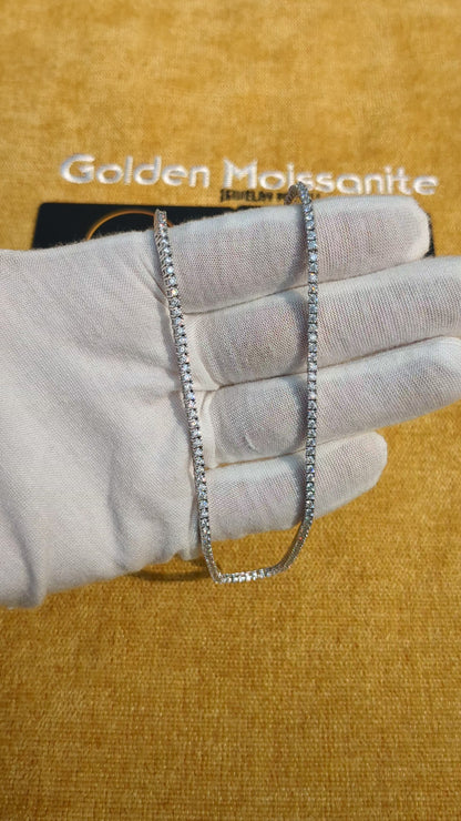 2mm Moissanite Tennis Chain