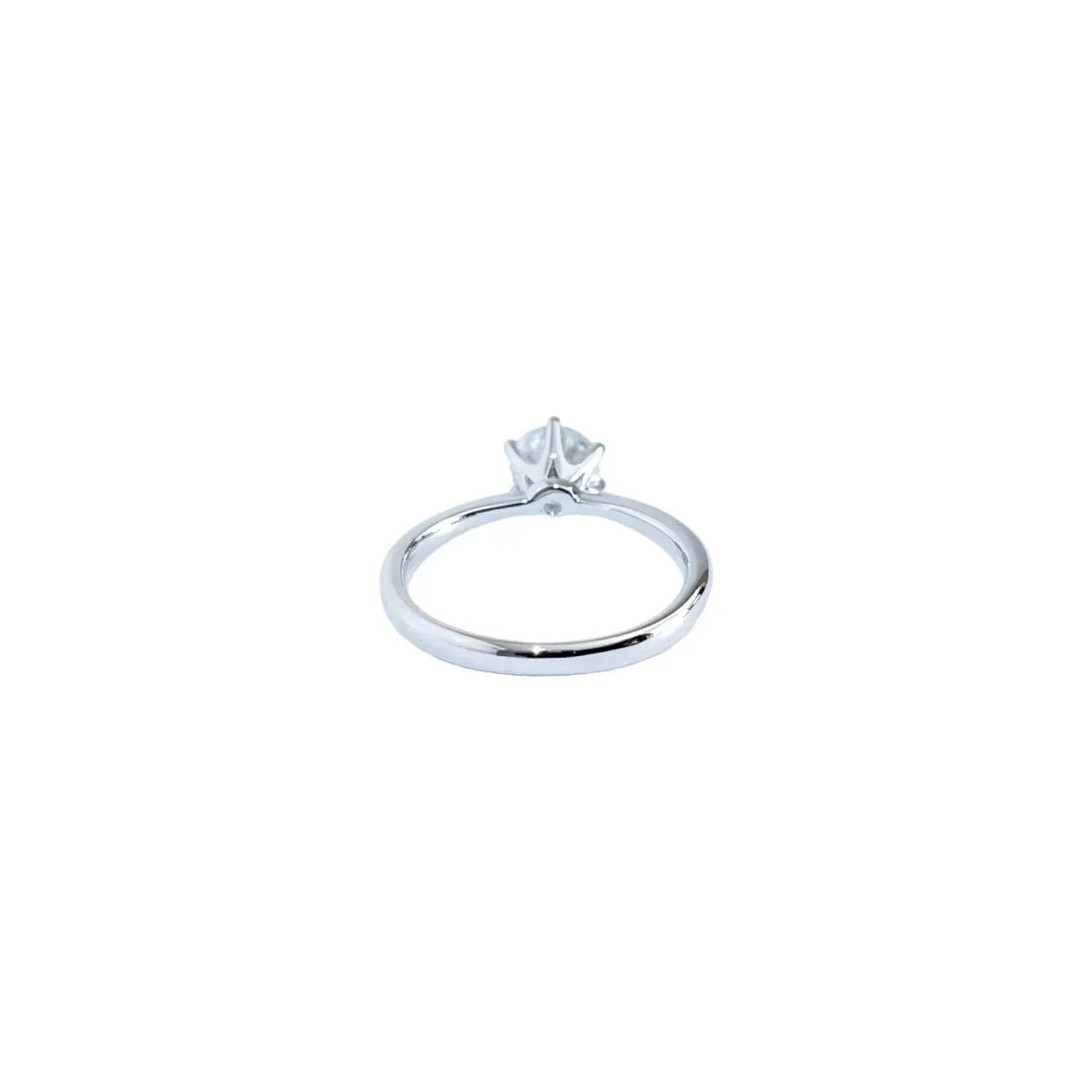 1 Carat Moissanite Solitaire Ring