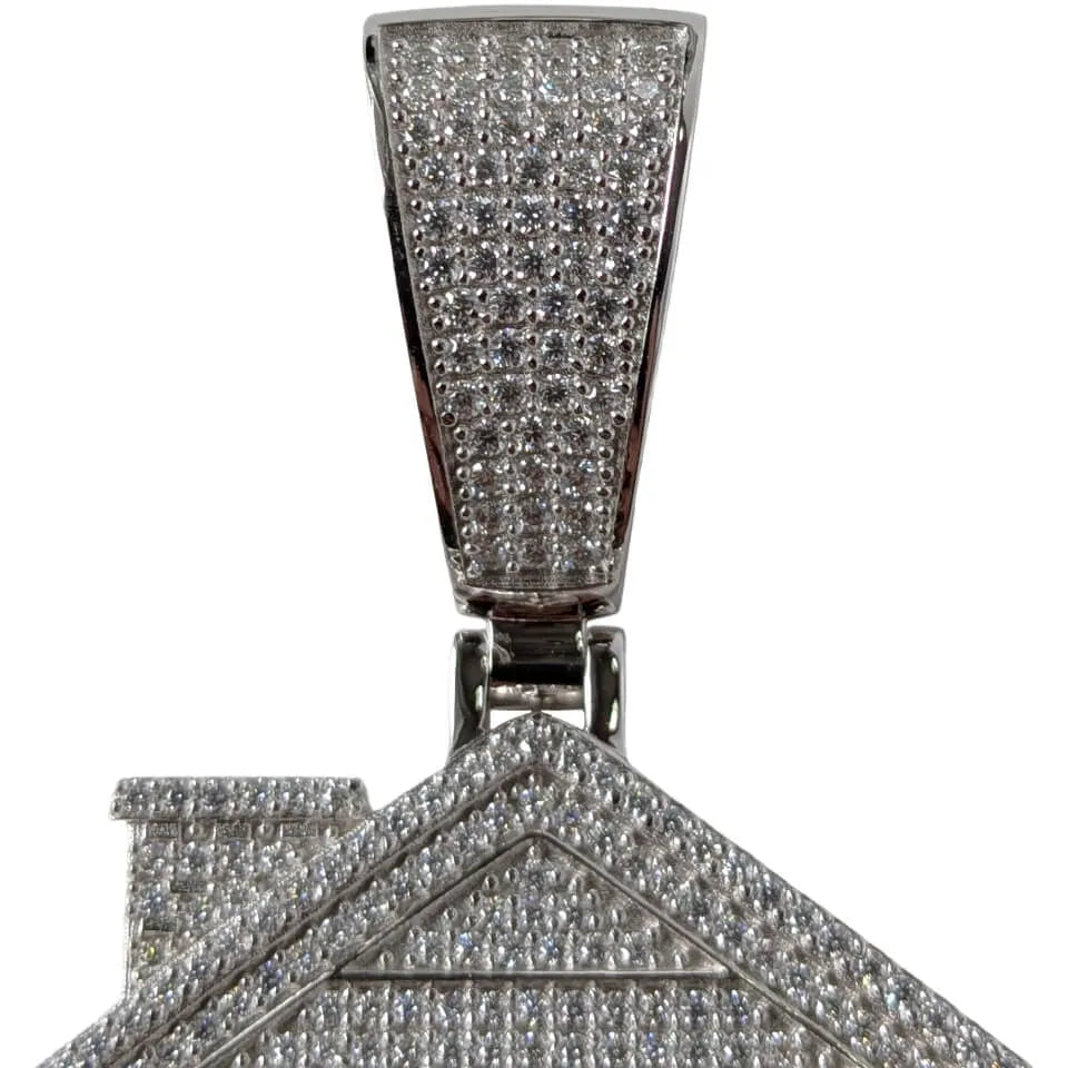 Moissanite Trap House Pendant